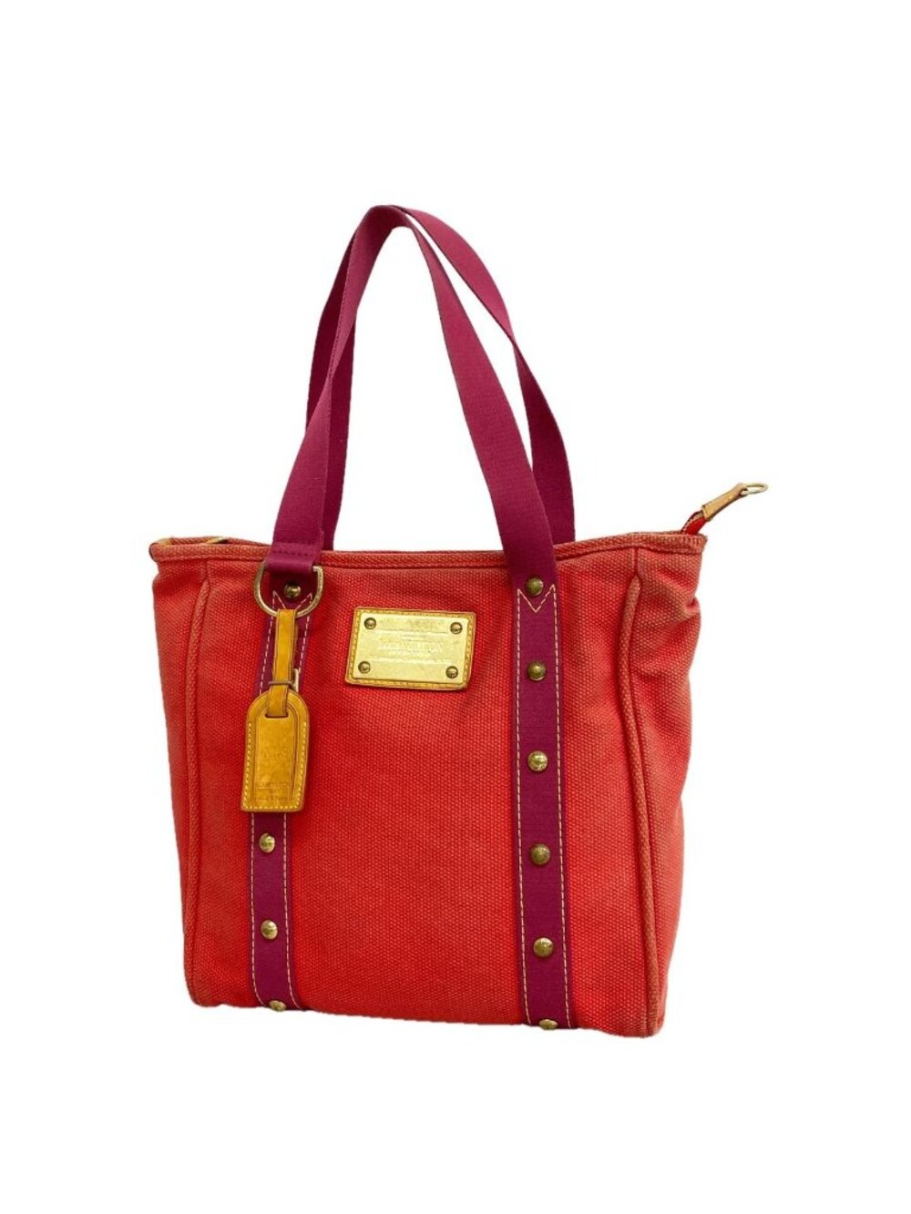 Louis Vuitton Tote Bag Antigua Cabas MM Rouge
